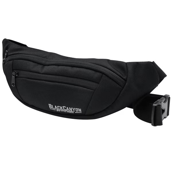 14.5-Inch Polyester Waist Pack, Black, Blackcanyon Outfitters, Mfr#: BCO3170